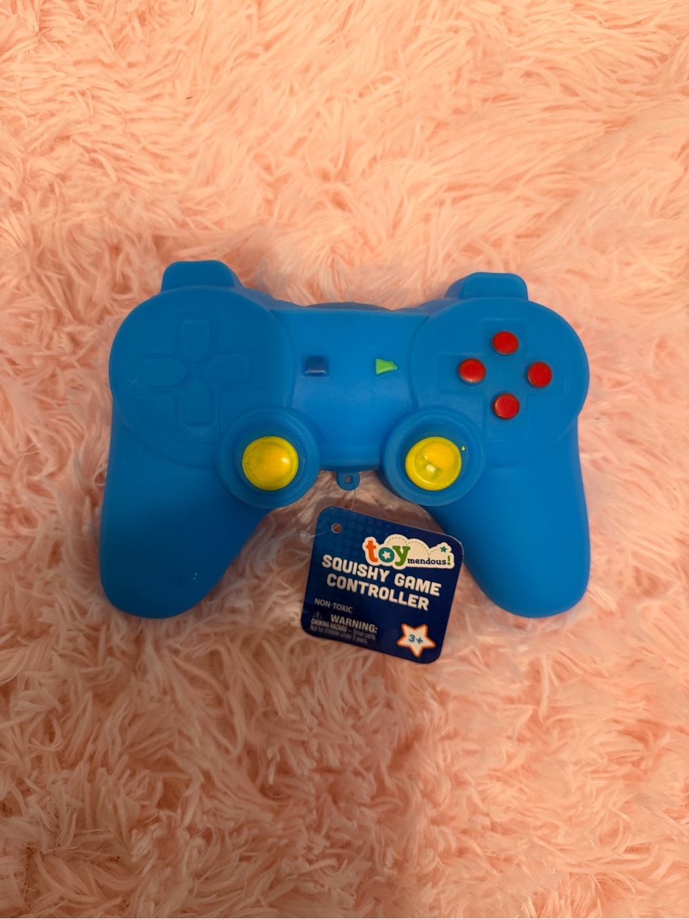 Authentic Blue Squishy Game Controller Toy by Toymendous